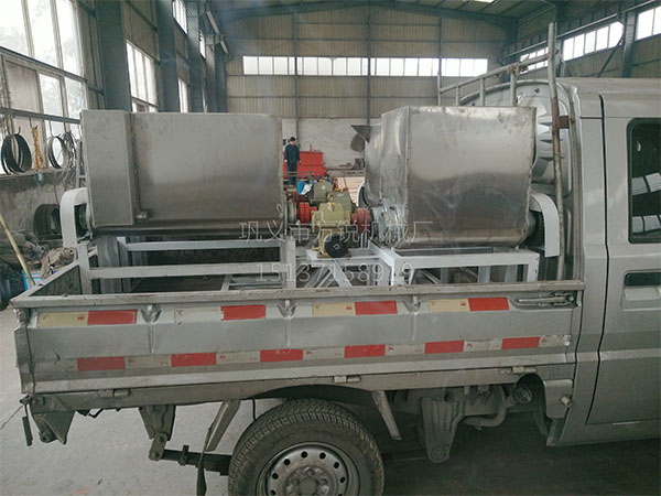 發(fā)往江蘇徐州的四臺(tái)不銹鋼洗面機(jī)已裝車